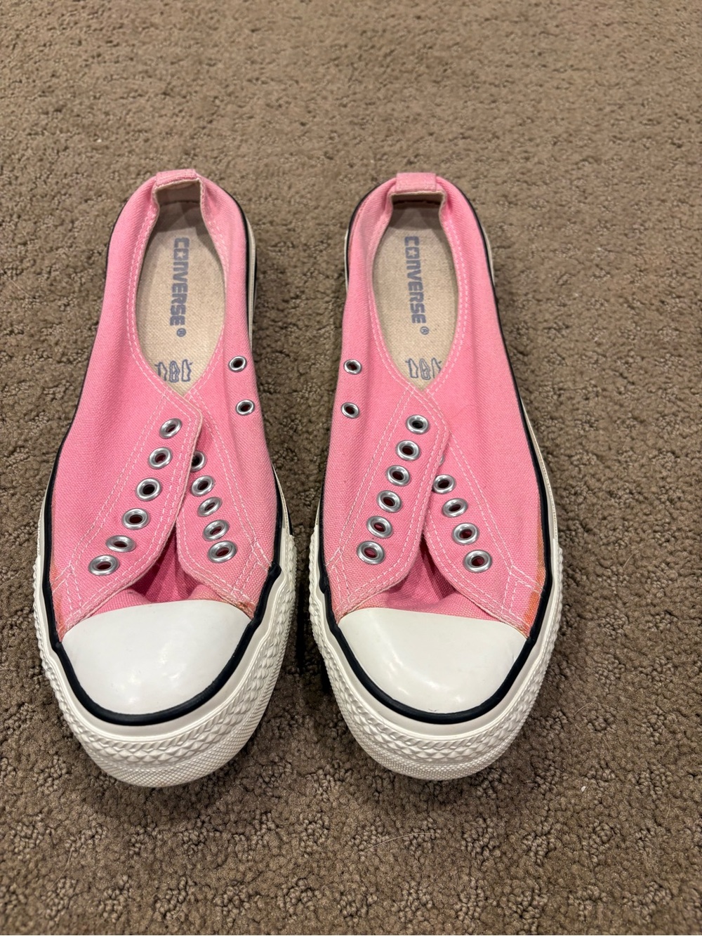 Converse Pink Mules Slip On 12.5